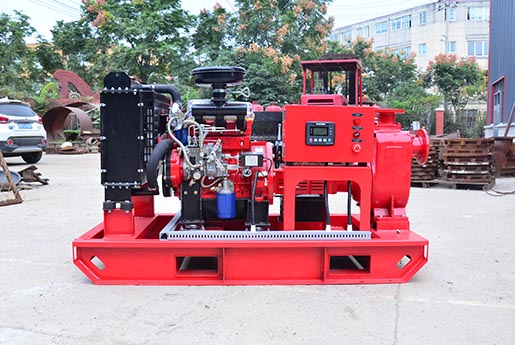 Fuel-efficient tips of diesel engine fire pump 